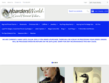 Tablet Screenshot of hoardersworld.co.uk